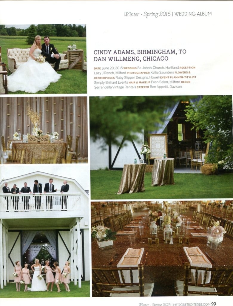 Hour Detroit Magazine, Detroit Wedding Planner, Ann Arbor Wedding Planner, Brighton Wedding planner